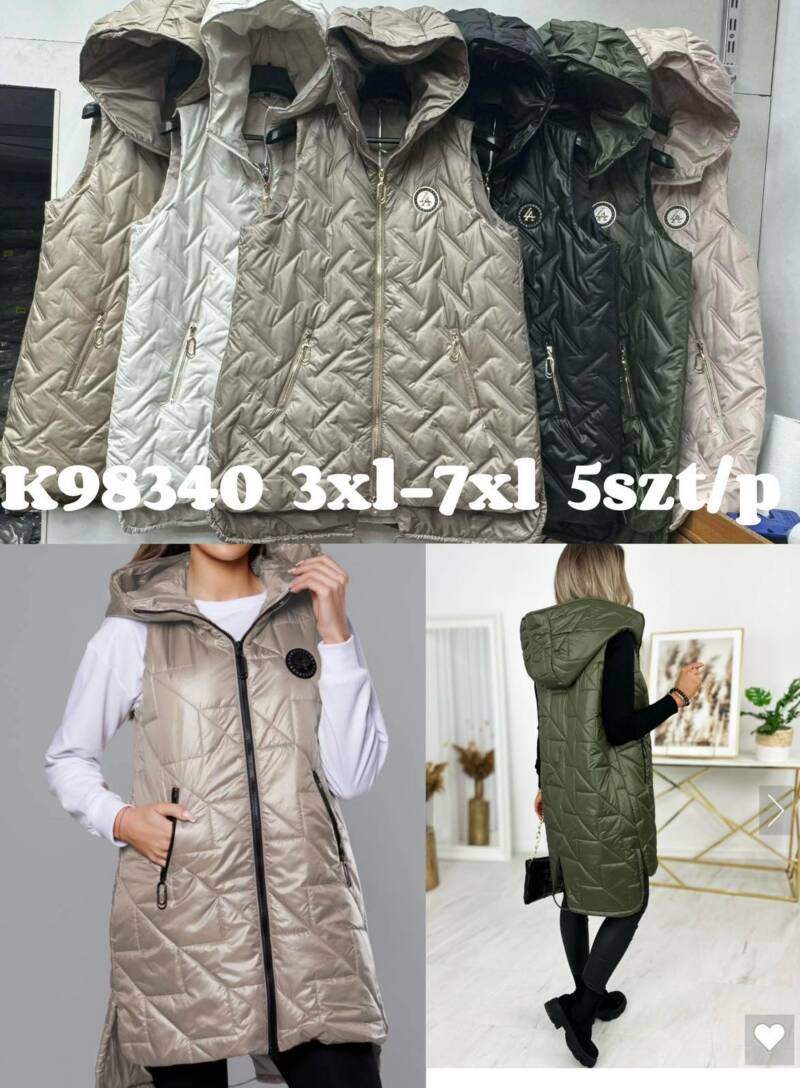 Kamizelka damkie Roz 3XL-7XL, 1 Kolor Paczka 5 szt